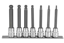 "Ključevi nasadni sa imbus loptastim profilom 4-10 mm prihvat 3/8"" na metalnoj šini JBM"